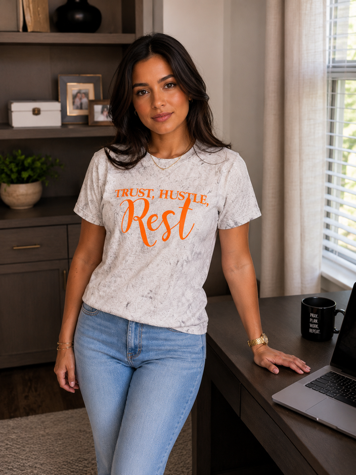 TRUST HUSTLE REST BLAST UNISEX TEE