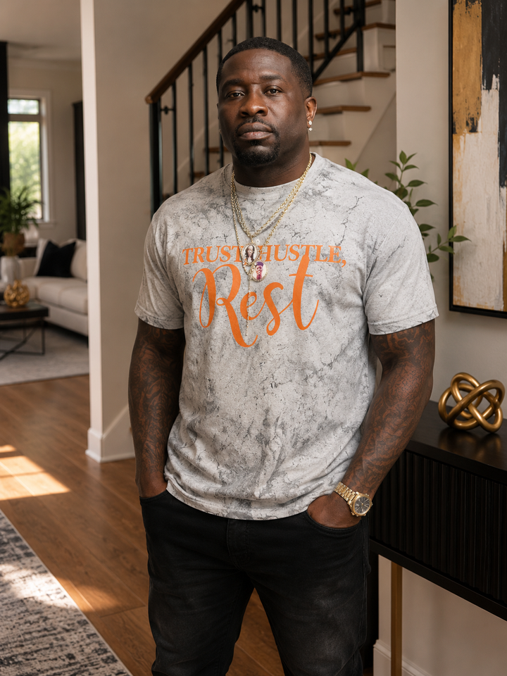 TRUST HUSTLE REST BLAST UNISEX TEE