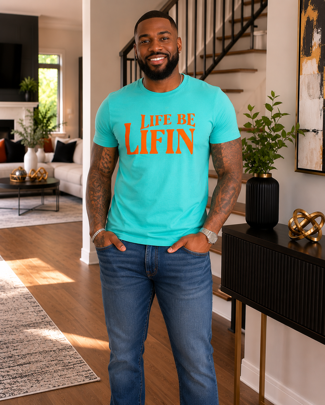 LIFE BE LIFIN UNISEX TEE